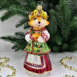  Лиса в веночке